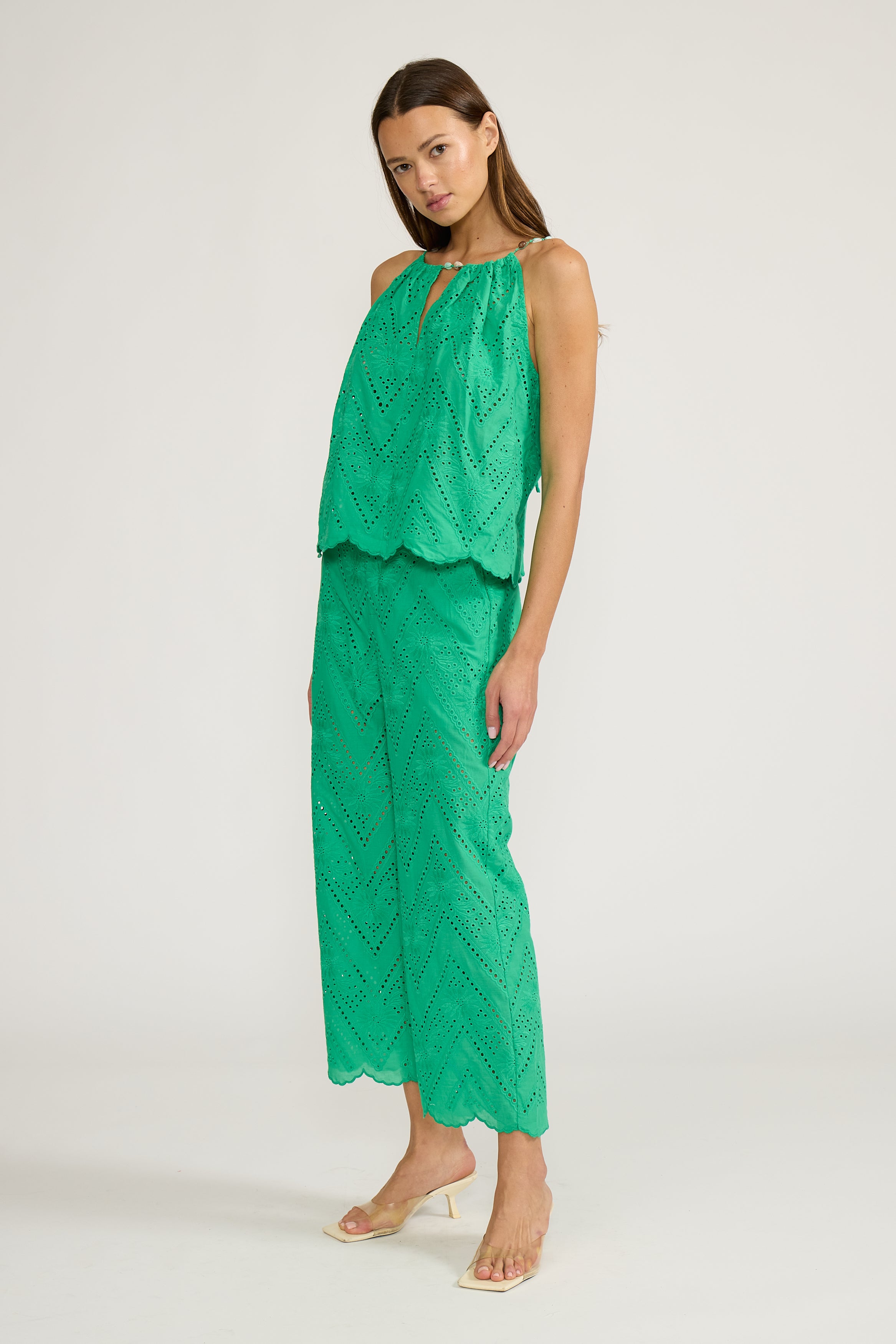 Lucy Paris-Viola Pants - Green