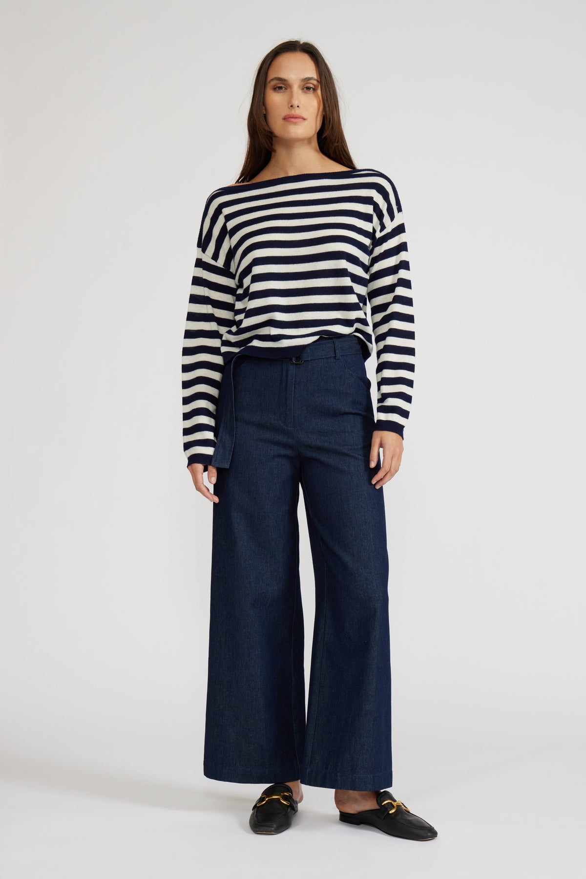 Danielle Denim Pant Dark Blue