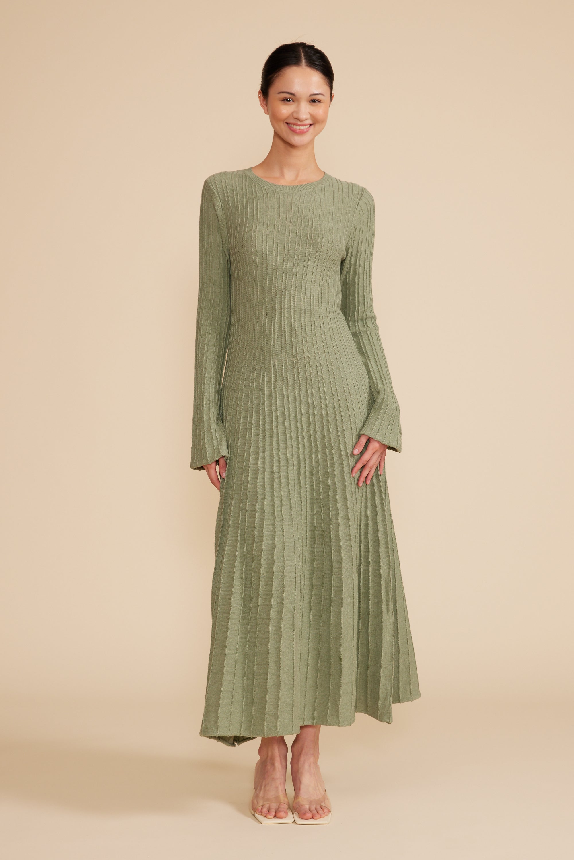 Lucy Paris - Jayne Knit Dress - Sage