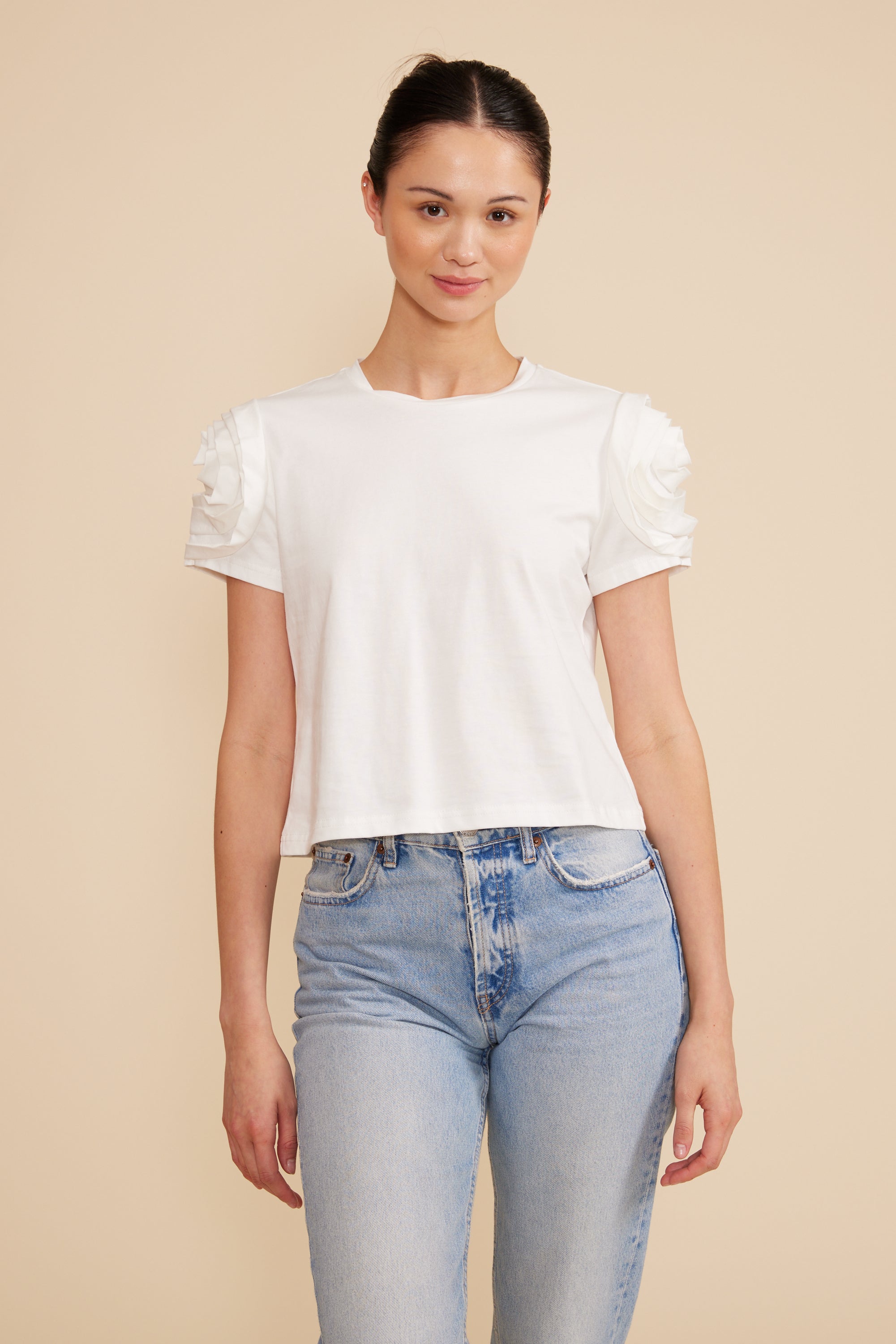 Lucy Paris - Kylie Rose Top - White