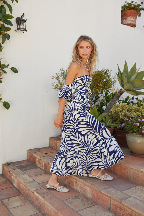 old navy fit & flare sleeveless midi dress Old Navy