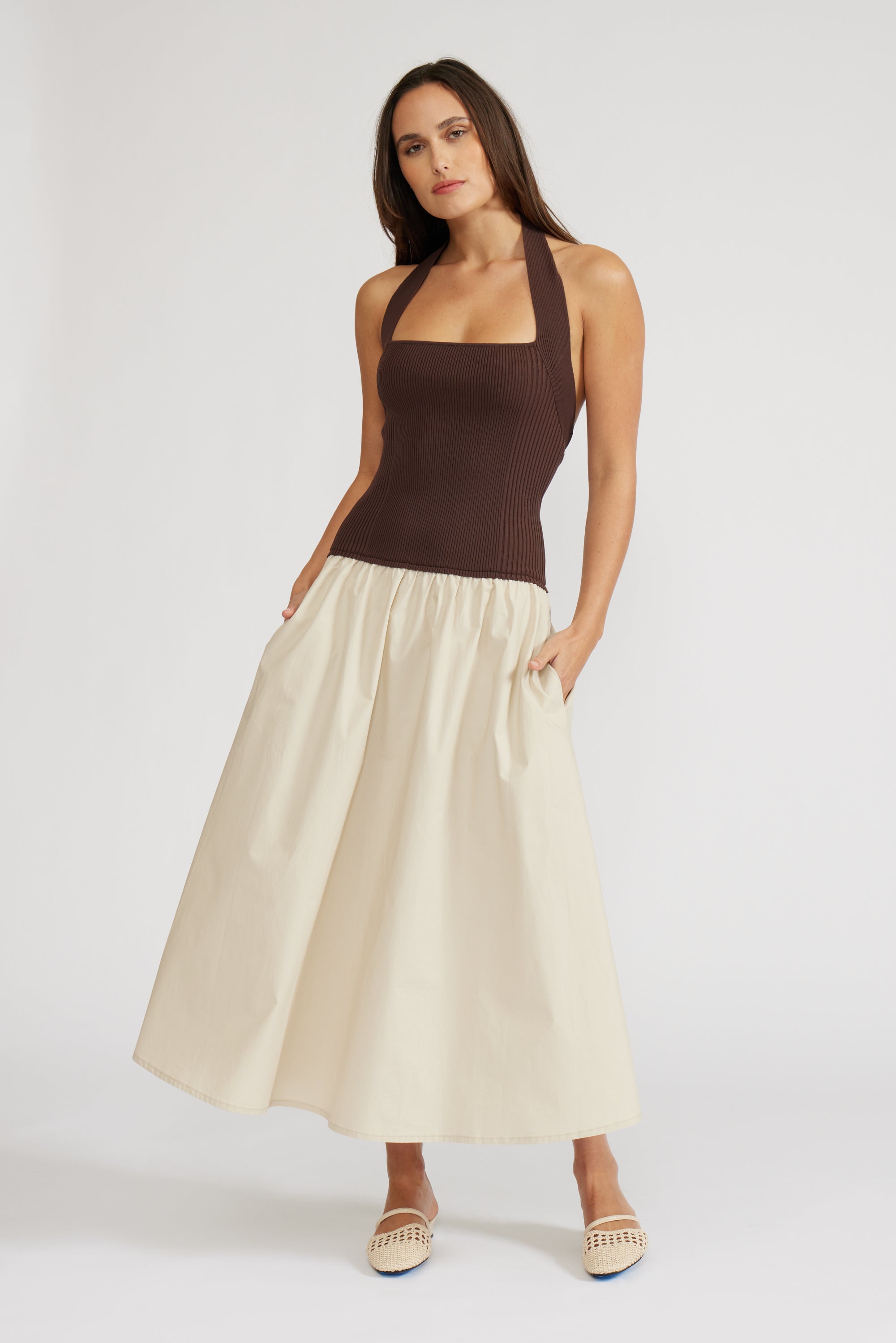 Lucy Paris - Sevilla Dress - Brown
