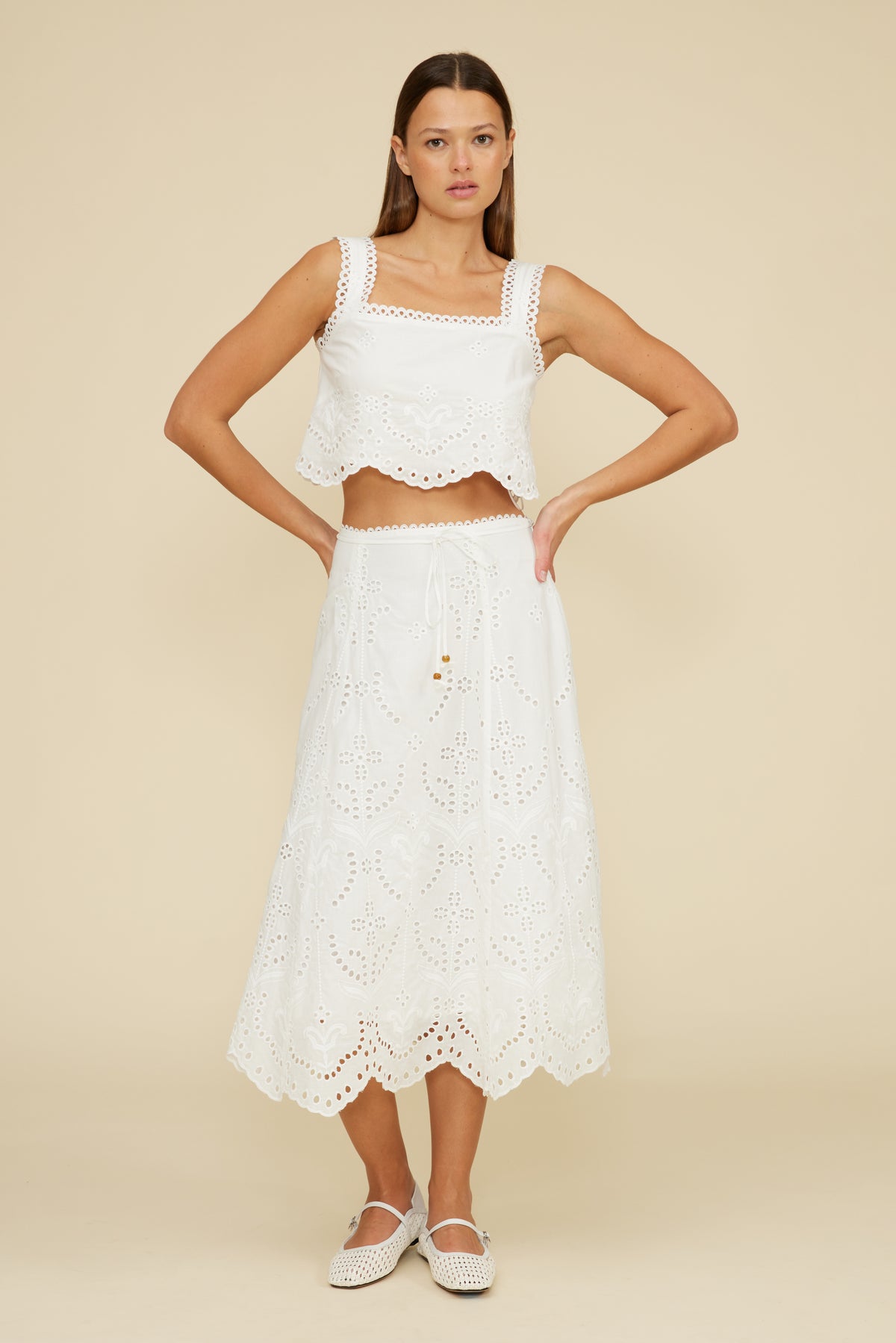Sia Eyelet Top
