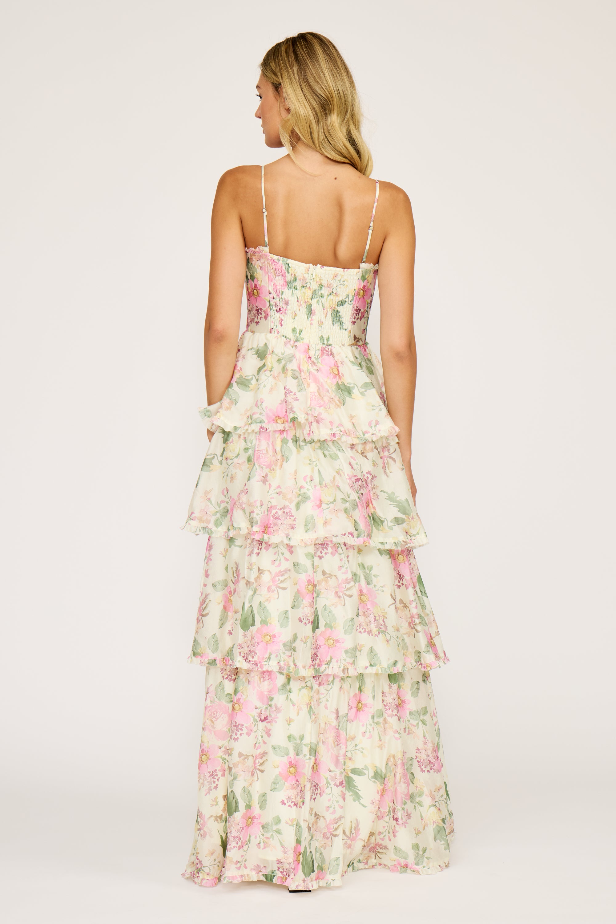 Guinevere Tiered Dress - Floral