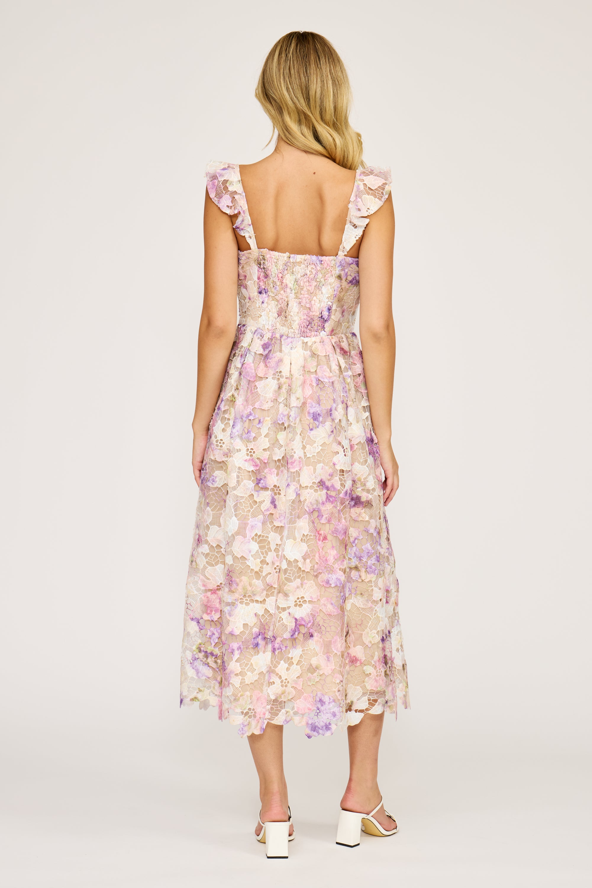 Flora Midi Dress - Multi Floral