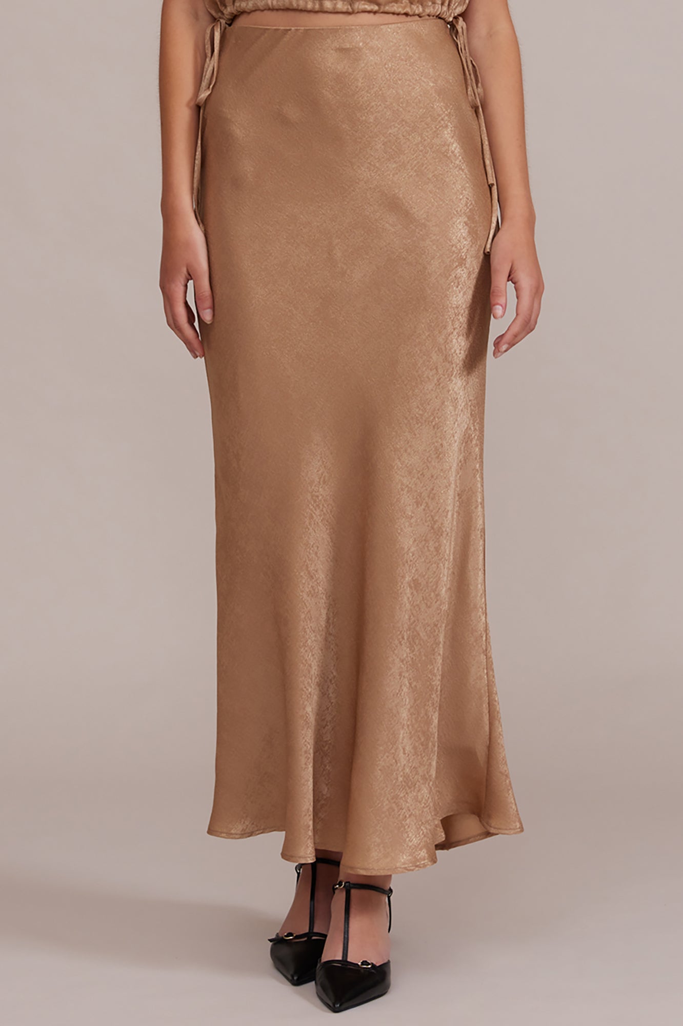Katianna Maxi Skirt - Gold