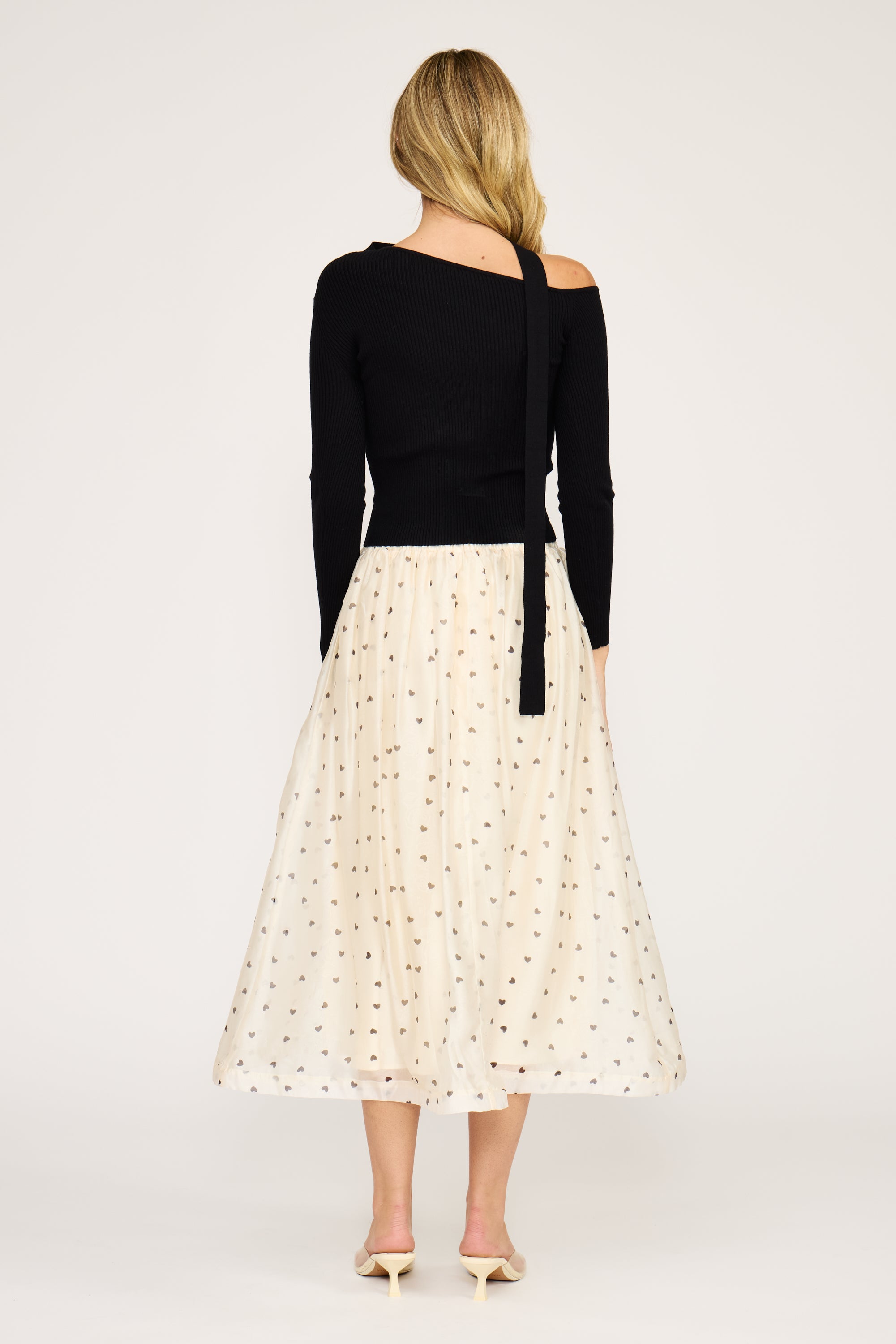 Cassie Midi Skirt - Cream