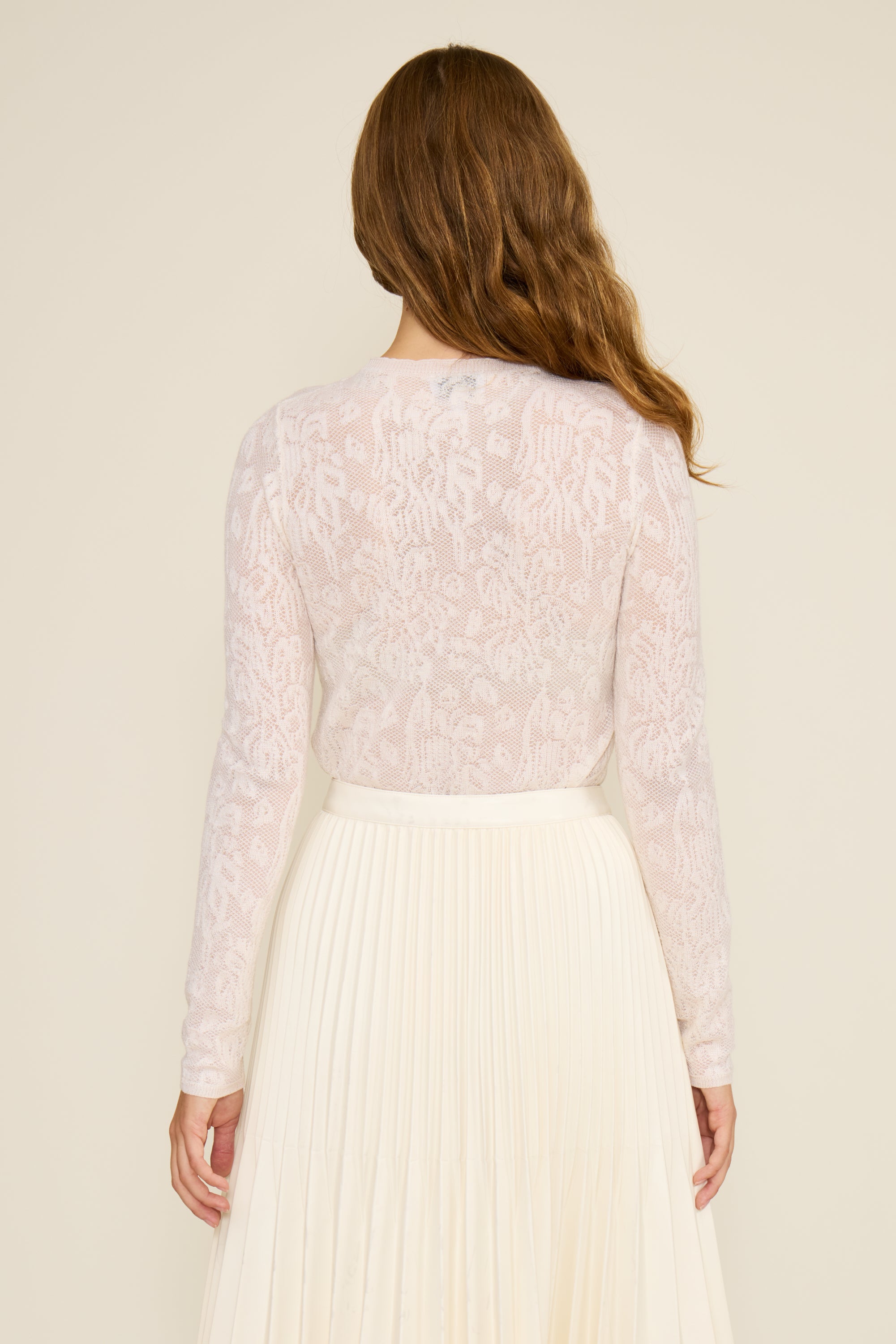 Mesa Lace Top - Cream