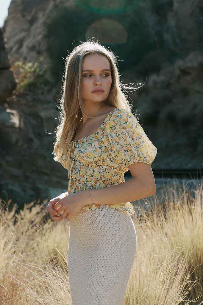 Leona Smocked Top