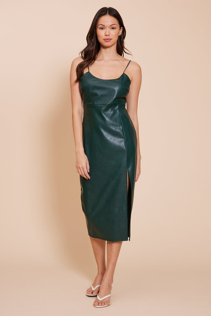Conner Faux Leather Dress