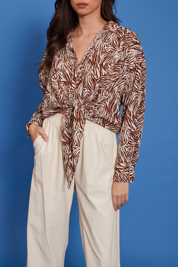 Fina Faux Leather Pant