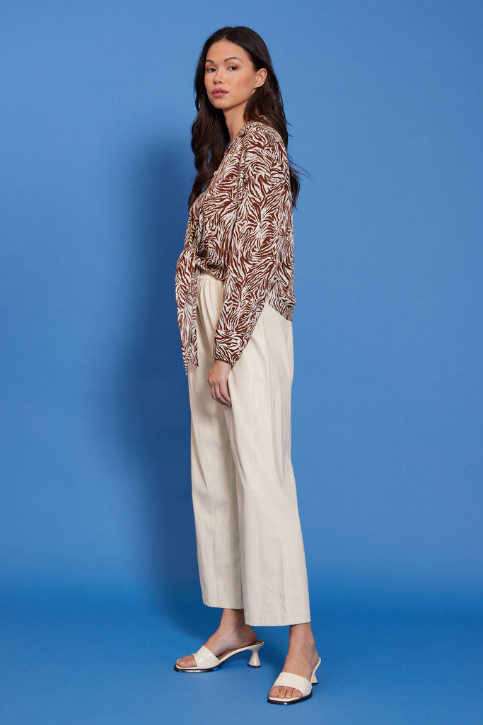 Fina Faux Leather Pant