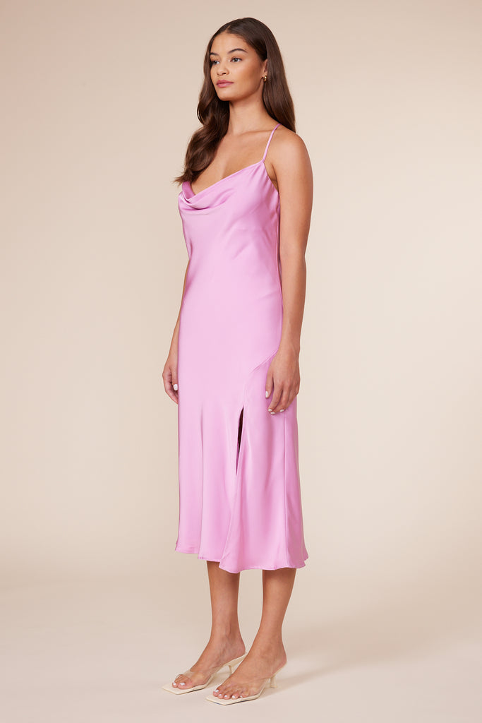 Maya Slip Dress-Pink